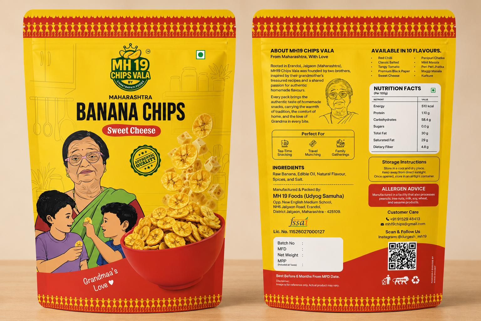 Banana Chips - Sweet Cheese - 160g